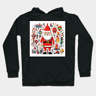 Santa Claus & Cyberpunk 12 Hoodie